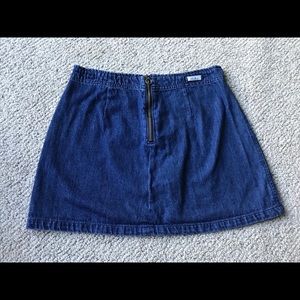 Melville Jean Mini Skirt -From Pacsun